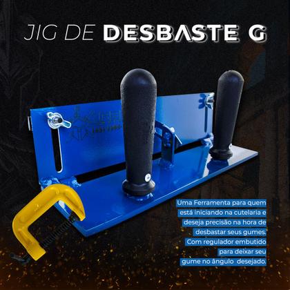 Imagem de Jig para Desbaste de Gumes Cutelaria Modelo G com Sargento