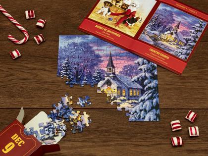 Imagem de Jigsaw Puzzle Advent Calendar Mindmade 2024 com 12 x 100 unidades