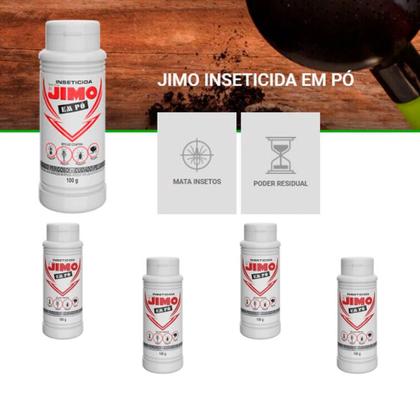 Imagem de Jimo Inseticida em Pó Mata Insetos 100g