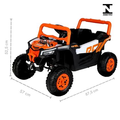 Imagem de Jipe Carro Elétrico UTV XR7 Bateria 12 volts Controle Remoto Som e Luz