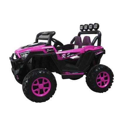 Imagem de Jipe eletrico infantil 4x4 12v rosa - zippy toys