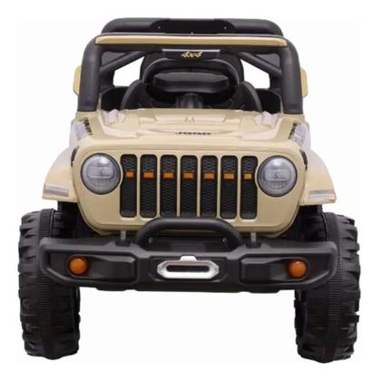 Jipe eletrico infantil off road 12v bege - zippy toys - Mini