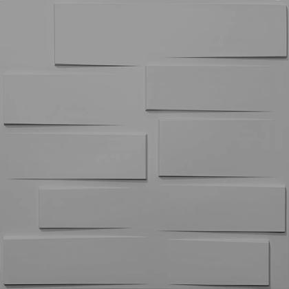 Imagem de JK Kit 16 Placas 3D 50x50cm Dubai Cinza