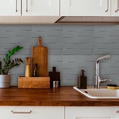 Imagem de JK Kit 16 Placas 3D 50x50cm Dubai Cinza