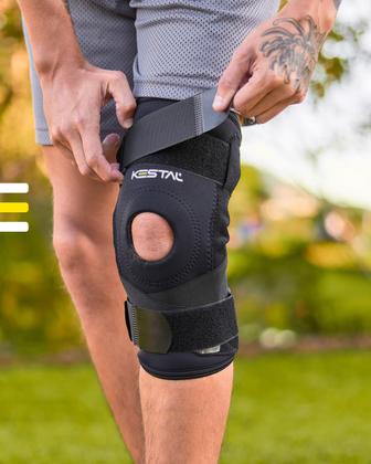 Imagem de Joelheira Articulada Ajustável Fecho Aderente Neopren Kestal