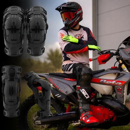 Imagem de Joelheira Articulada Motocros Enduro Trilha Rx Tam Unico Amx
