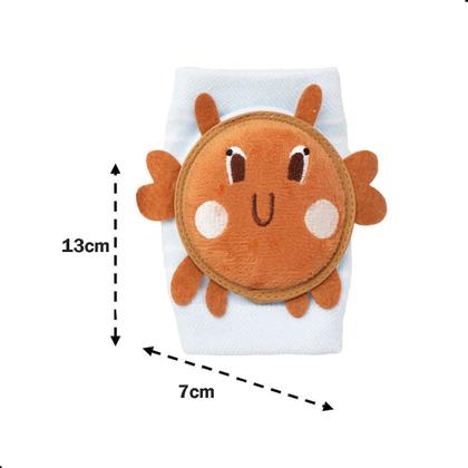 Imagem de Joelheira com Proteção Para Bebê Soft Antiderrapante 06 A 12 Meses Animais Pimpolho