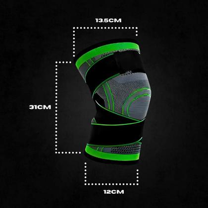 Imagem de Joelheira Compressão Com Bandagem Elástica E Estabilidade
