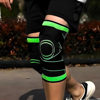 Imagem de Joelheira Compressão Com Bandagem Elástica E Estabilidade