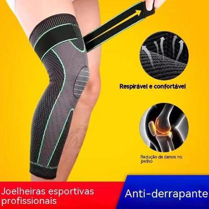 Imagem de Joelheira Compressao Meia Termica 3/4 Esporte Corrida Tensor