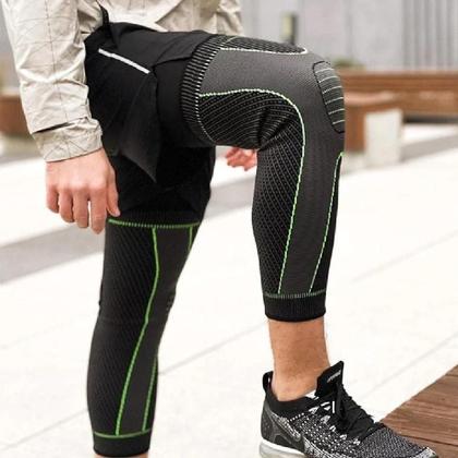 Imagem de Joelheira Compressao Meia Termica 3/4 Esporte Corrida Tensor