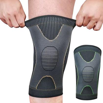 Imagem de Joelheira Compressão Ortopédica Esportes Alívio Dor 1Unidade