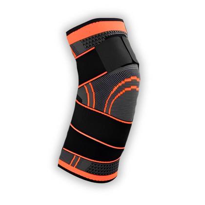 Imagem de Joelheira de Compressão Articulada Ortopédica Com tiras autocolantes Reforçado Elástica Flexível MBFit