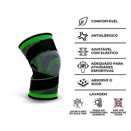 Imagem de Joelheira de compressão com Bandagem elástica de Estabilidad