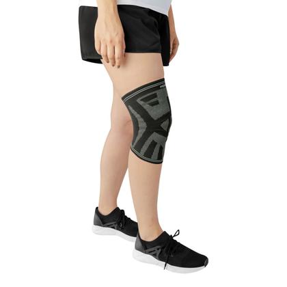 Imagem de Joelheira de Compressão Elástica Mercur - Preto/Grafite - Tamanho P - Unidade