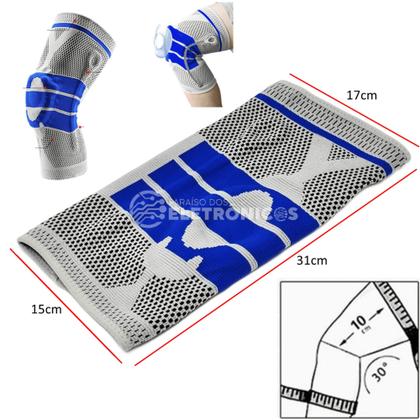 Imagem de Joelheira De Compressao (L) Tensor Joelho Flexivel Dores Juelho LG333LBRAZ