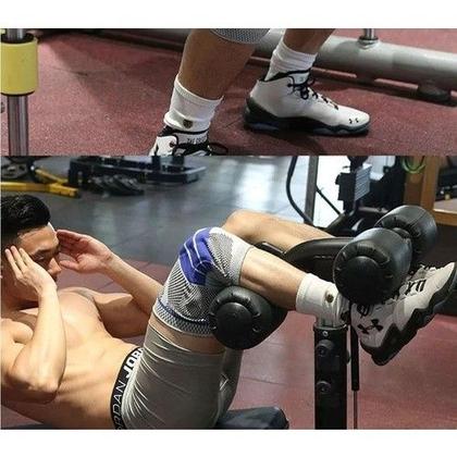 Imagem de Joelheira de Compressão Ortopédica Esportiva Exercício Funcional Academia