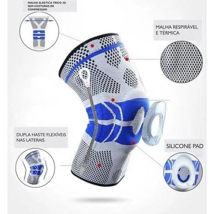 Imagem de Joelheira de Compressão Ortopédica Esportiva Exercício Funcional Academia