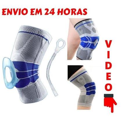 Imagem de Joelheira de Compressão Ortopédica Esportiva Exercício Funcional Academia