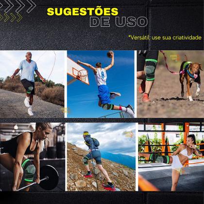 Imagem de Joelheira De Compressão Tensor Alívio De Dor No Joelho