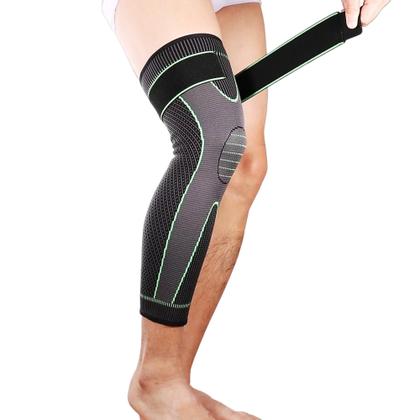 Imagem de Joelheira De Compressão Tensor Alívio De Dor No Joelho Meia Ideal Prática Esportiva LE6106