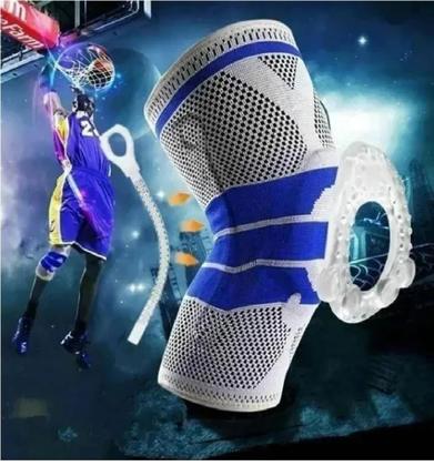 Imagem de Joelheira De Pressão Pro Gel 3d Proteção Contra Impacto Estabilidade Esporte Reforçada