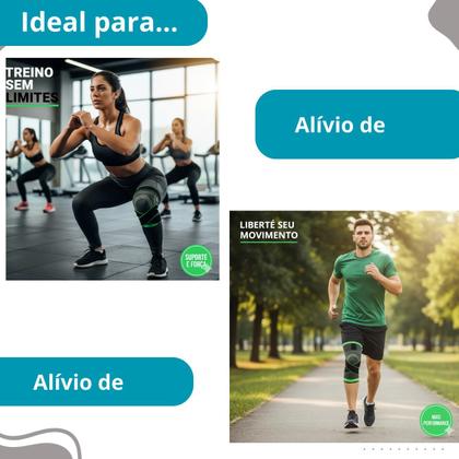 Imagem de Joelheira Esportiva Protetora Joelho