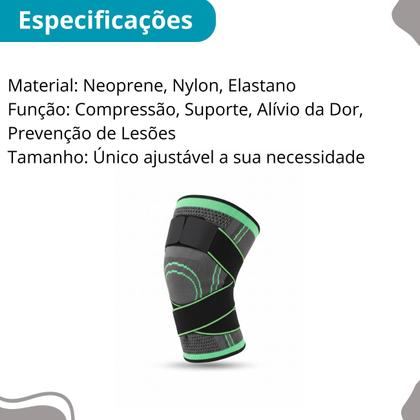 Imagem de Joelheira Esportiva Protetora Joelho
