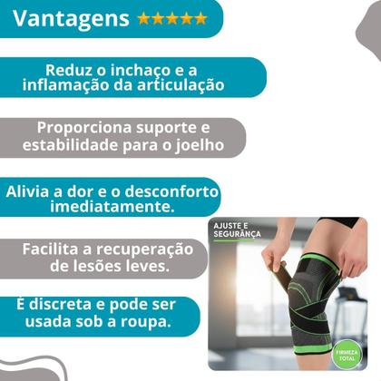 Imagem de Joelheira Esportiva Protetora Joelho