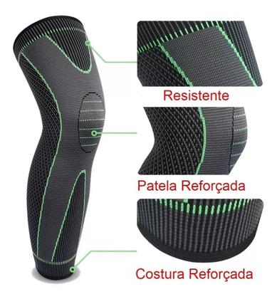 Imagem de Joelheira Meia Articulada Compressão Ortopedica Elastica Fit