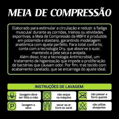 Imagem de Joelheira Meia Grande De Compressão Joelho 3/4 Articulação Exercicios