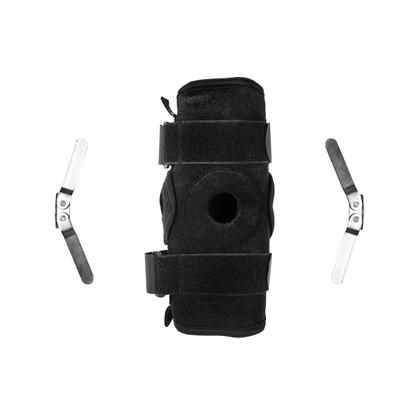 Imagem de Joelheira Neoprene ART C/Dobradicas E Orificio Preta XG BC0033-E - Mercur