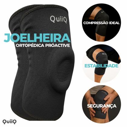Imagem de Joelheira Ortopédica Compressão Silicone Patelar Espiral