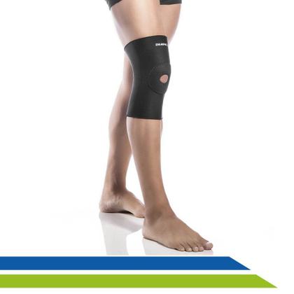 Imagem de Joelheira Ortopédica Longa com Suporte na Rótula em Neoprene Dilepé