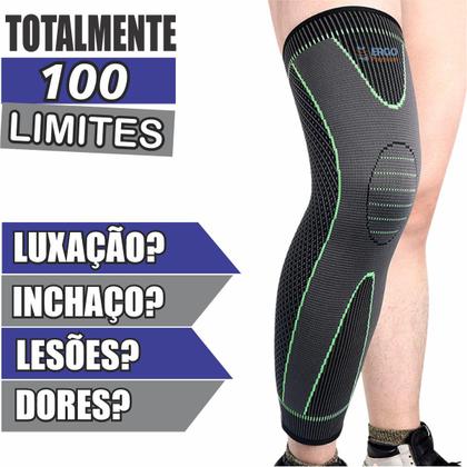 Imagem de Joelheira Protetor De coxa Joelhos E Panturrilha Com Alta Compressão