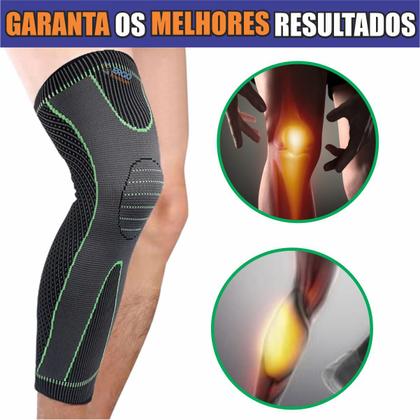 Imagem de Joelheira Protetor De coxa Joelhos E Panturrilha Com Alta Compressão