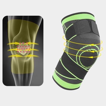 Imagem de Joelheira Tensor Perna Alivia Dores Bodybuilder