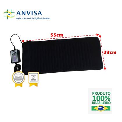 Imagem de Joelheira Térmica Elétrica Ortopédica 55x23cm Terapia Aquecimento Com Infravermelho Bivolt Preto - StyllusTerm