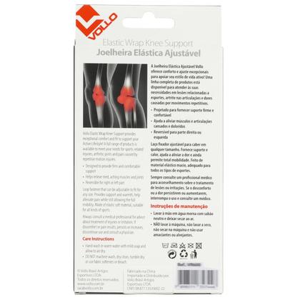 Imagem de Joelheira Vollo Elástica Ajustável Bege