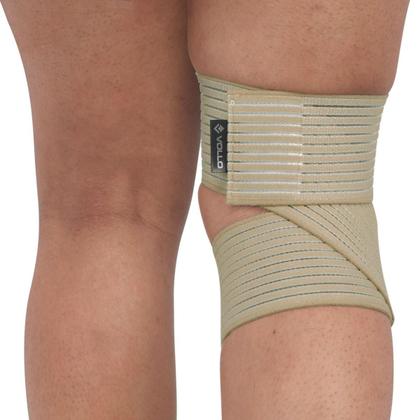 Imagem de Joelheira Vollo Elástica Ajustável Bege