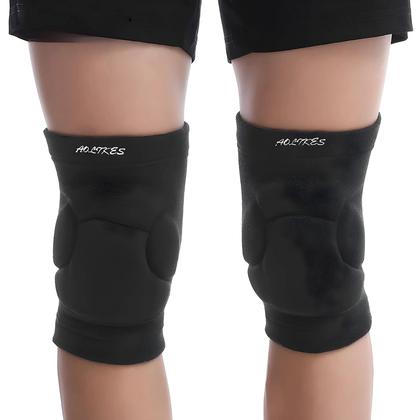 Imagem de Joelheiras Esportivas Para Voleibol, Dança E Yoga, Protetor Elástico De Joelho Com Suporte Da