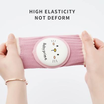 Imagem de Joelheiras para bebês Reidio, 2 pares de algodão engatinhando, unissex, de 0 a 4 anos