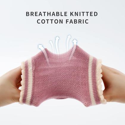 Imagem de Joelheiras para bebês Reidio, 2 pares de algodão engatinhando, unissex, de 0 a 4 anos