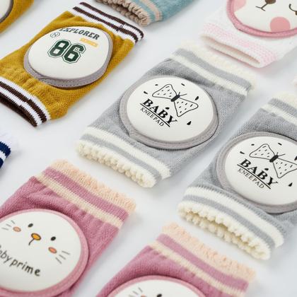 Imagem de Joelheiras para bebês Reidio, 2 pares de algodão respirável de 0 a 4 anos