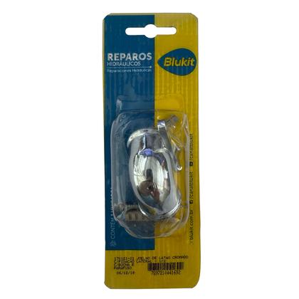 Imagem de Joelho Blukit c/ Fixação Lateral Rosca Fêmea de 1/2 Metal Cromado  170121