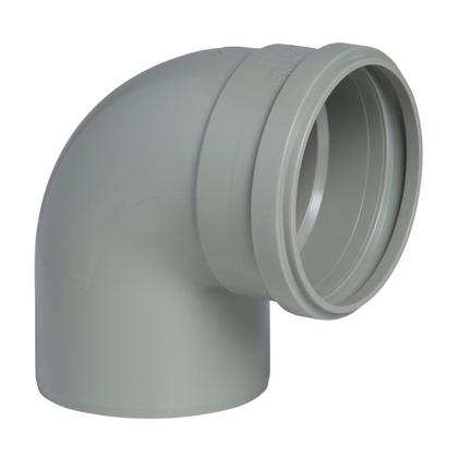 Imagem de Joelho Esgoto DN100mm 2 Peças Série Reforçada Krona