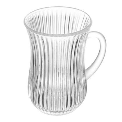 Imagem de Jogo 04 Canecas de Vidro Wolff Lines 130ml