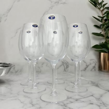 Imagem de Jogo 06 Taças de Cristal Vinho Tinto 580ml Bohemia Gastro