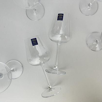 Imagem de Jogo 06 Taças de Vinho Cristal Bohemia Ardea 450ml