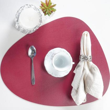 Imagem de Jogo 10 Americano Shape Pu 43cm Bordô